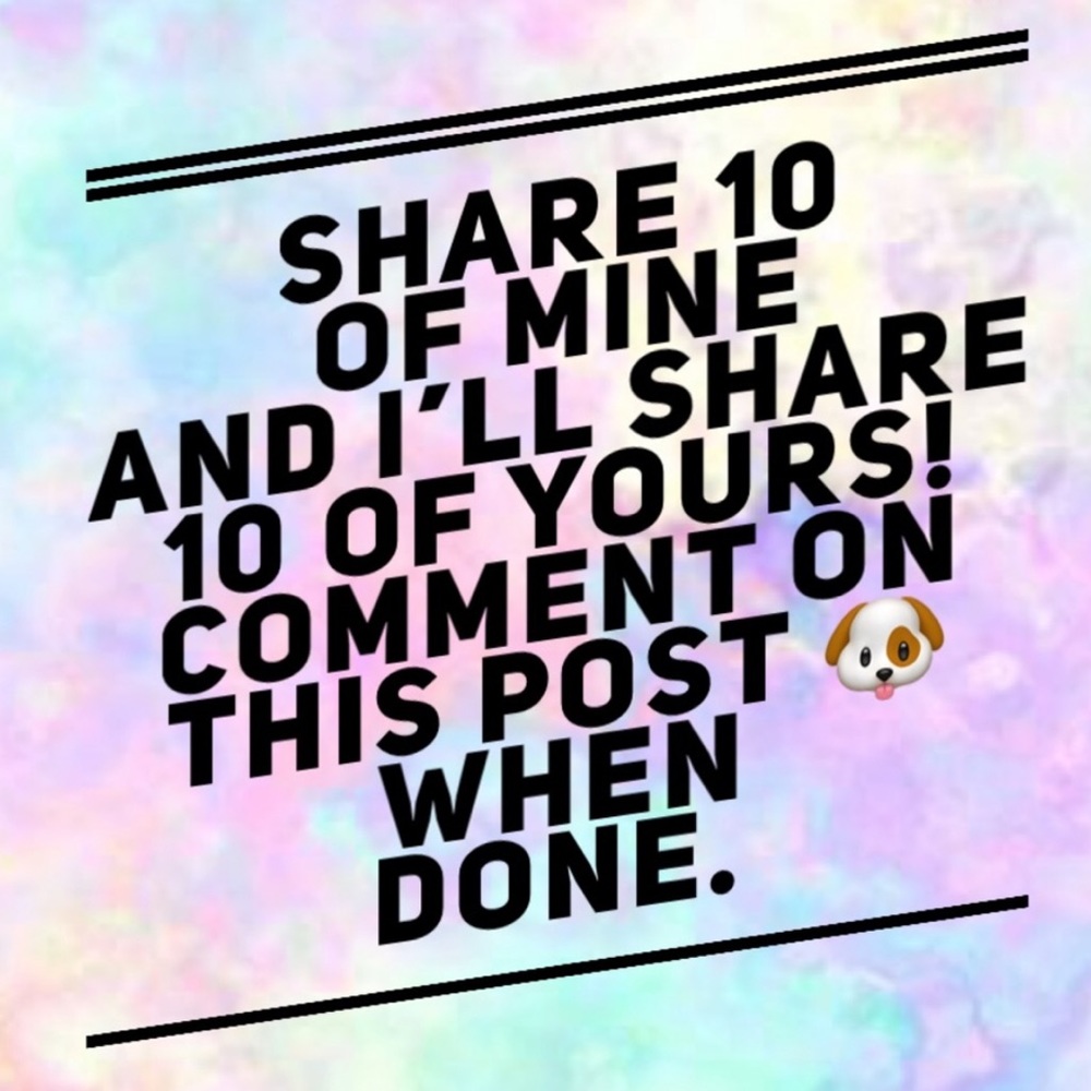 I’ll share back!